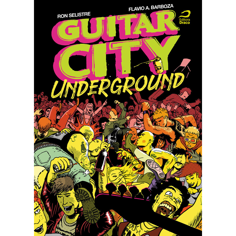 Capa do livro Comic - Guitar City: underground - Novo/Lacrado - Editora Draco -