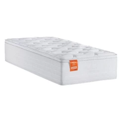 Colchão Solteiro Molas Pillow Top 88x188x27cm Branco