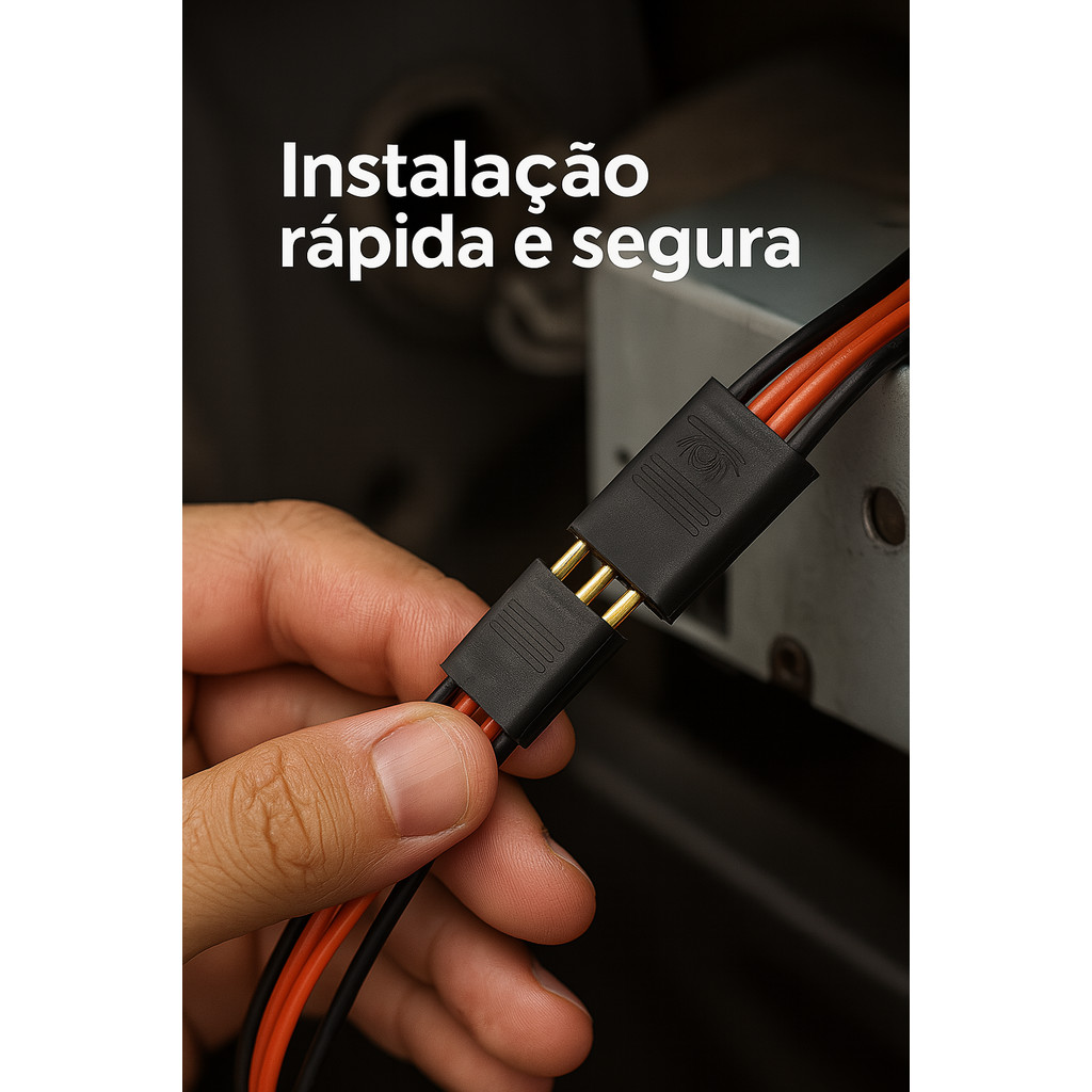 Chicote 4 Vias 4mm Som Automotivo Alta Qualidade