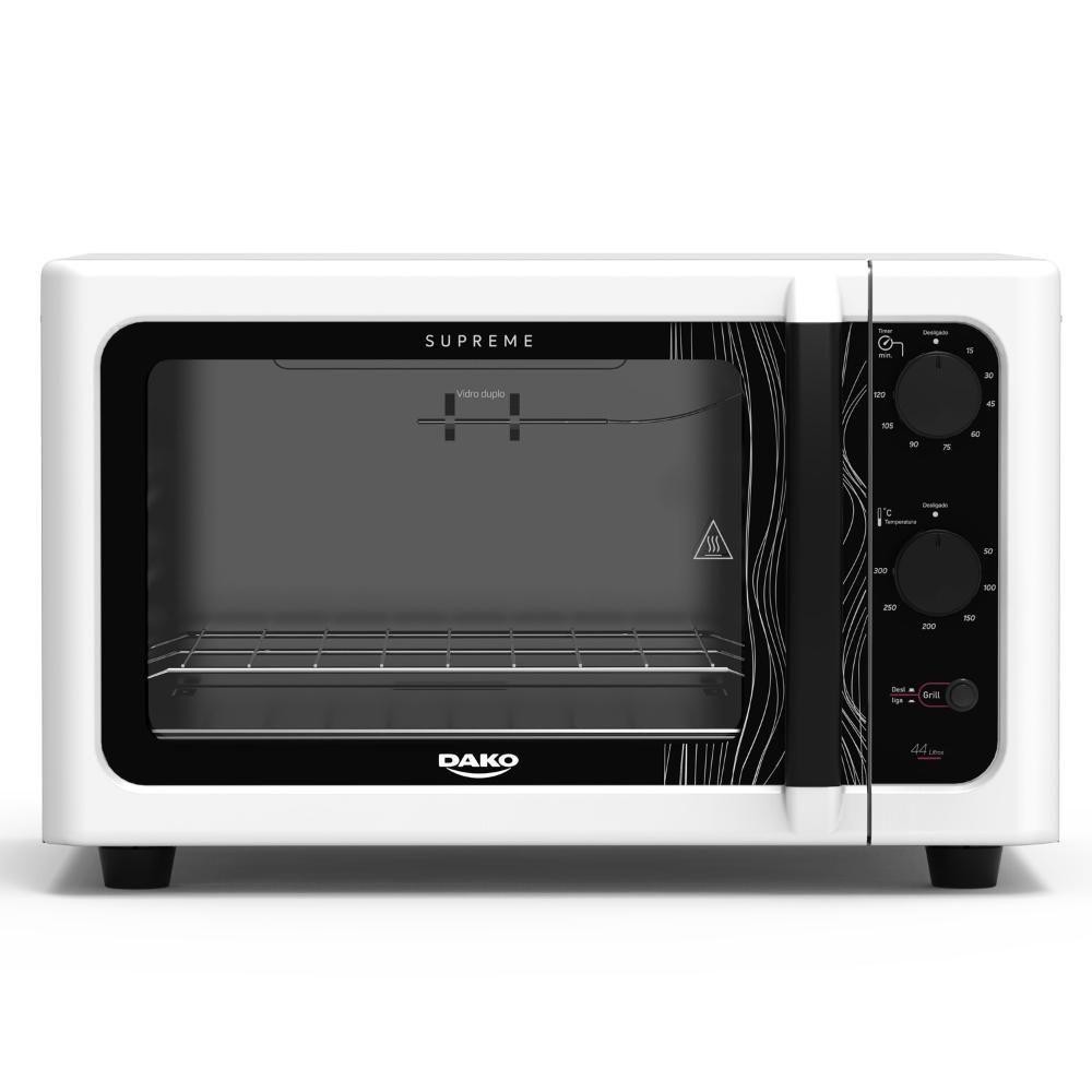 Forno de Bancada Elétrico Supreme Branco 44L Dako 220v em Oferta na Shopee