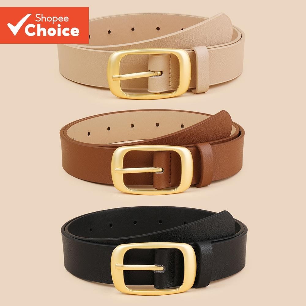 Cinto Feminino Moderno Com Fivela De Liga PU Ajustável Emagrecedor Para Uso Diário Casual
