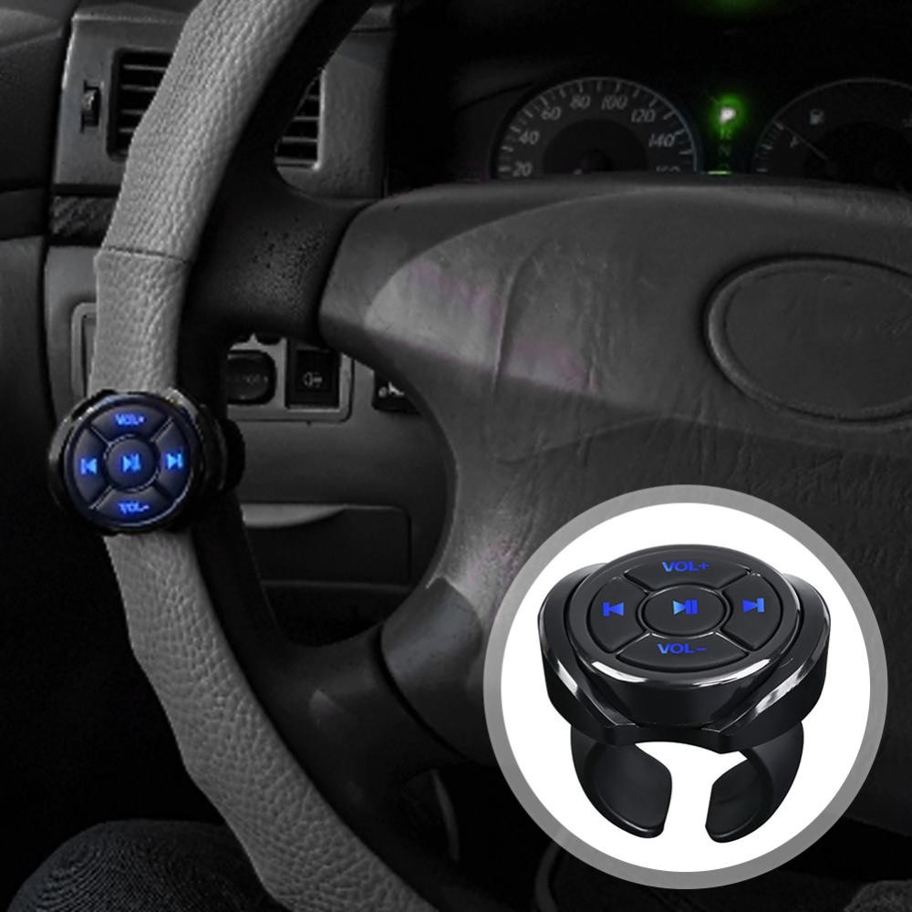 HOTWIND Carro Sem Fio Bluetooth Botão De Mídia Controle Remoto Motocicleta Bicicleta Volante MP3 Música Jogar Para IOS A