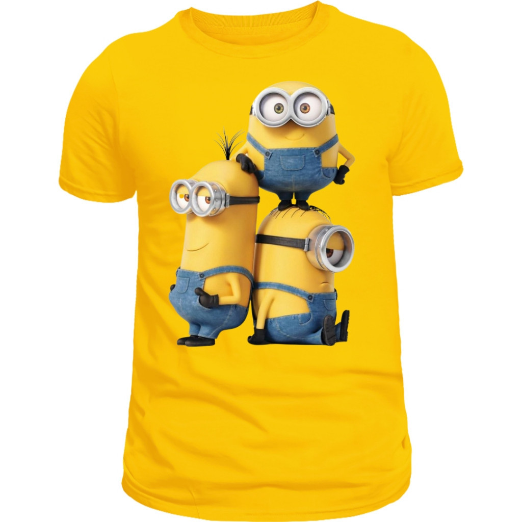 Camisetas Masculina Feminina Personalizadas Personagens Minions 100% algodão novidade