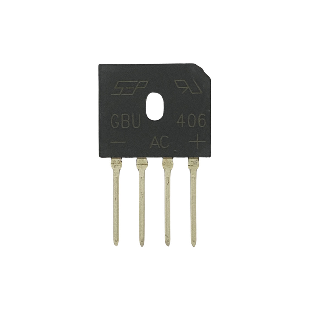 Retificador de ponte Gbu 406 - Diodo Gbu406 - Original - Novo