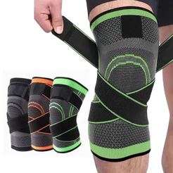 Joelheira de Compressao Tensor Para Dores no Joelho Ortopedica Articulada para Bike Academia Futebol Volei