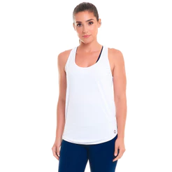Regata Feminina Basic Branco Snd Fitness