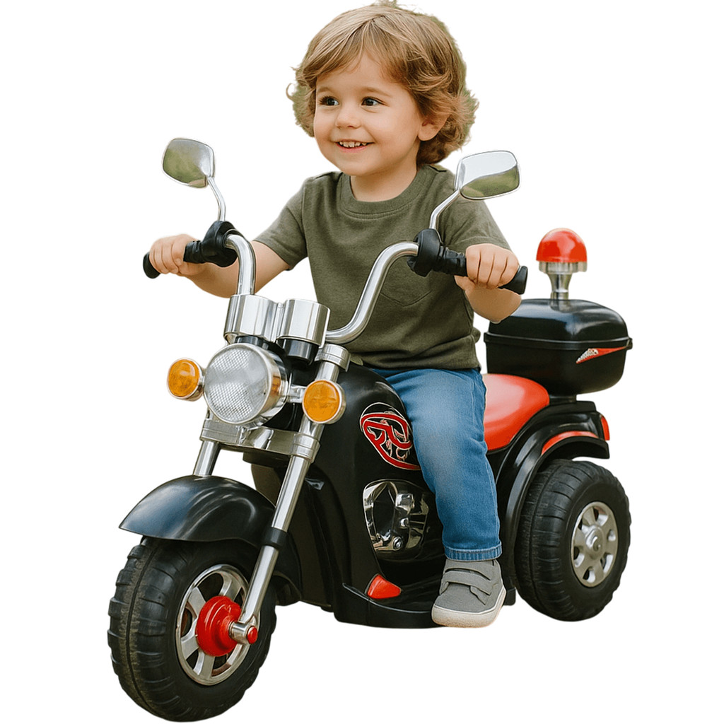 Moto Elétrica Bang Toys Infantil Chopper Guardian X Preta 6V em Oferta na Shopee