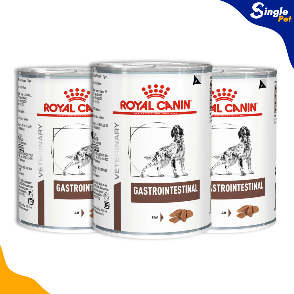 Royal Canin Lata Veterinary Gastrointestinal Cães - 400g - Kit 3 Unidades em Oferta na Shopee