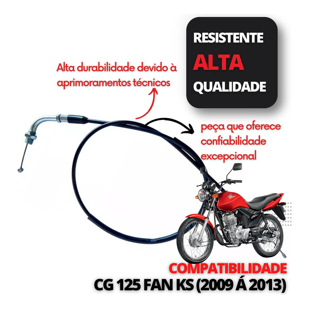 CABO De ACELERADOR Cg FAN 125 2009 2010 2011 2012 2013 · foto 2