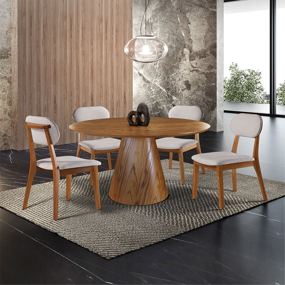 Conjunto Mesa Redonda 4 Lugares: Onde Comprar | BuscaProdutos