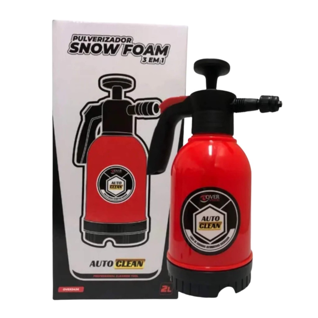 Pulverizador Snow Foam 3X1 2LT Overvision OVER2426 Spray Automotivo Veicular Limpeza Carro Moto em Oferta na Shopee