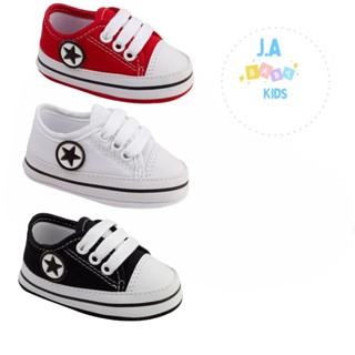 Kit 3 pares de tênis  unisex para bebê Menino e Menina em Oferta na Shopee