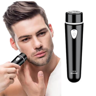 Mini Barbeador Elétrico Masculino De Viagem Barba Portátil em Oferta na Shopee