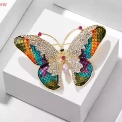 Broches De Moda Para Mulheres Meninas Alfinetes Coloridos Joias Festa De Casamento Acessórios De Roupas Diárias Presente