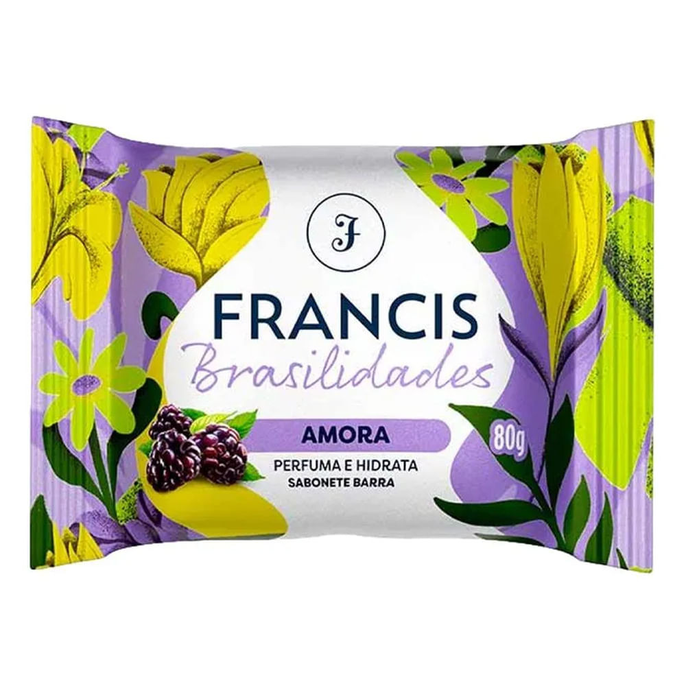 Sabonete Em Barra Francis Brasilidades Amora 80g - Beauty