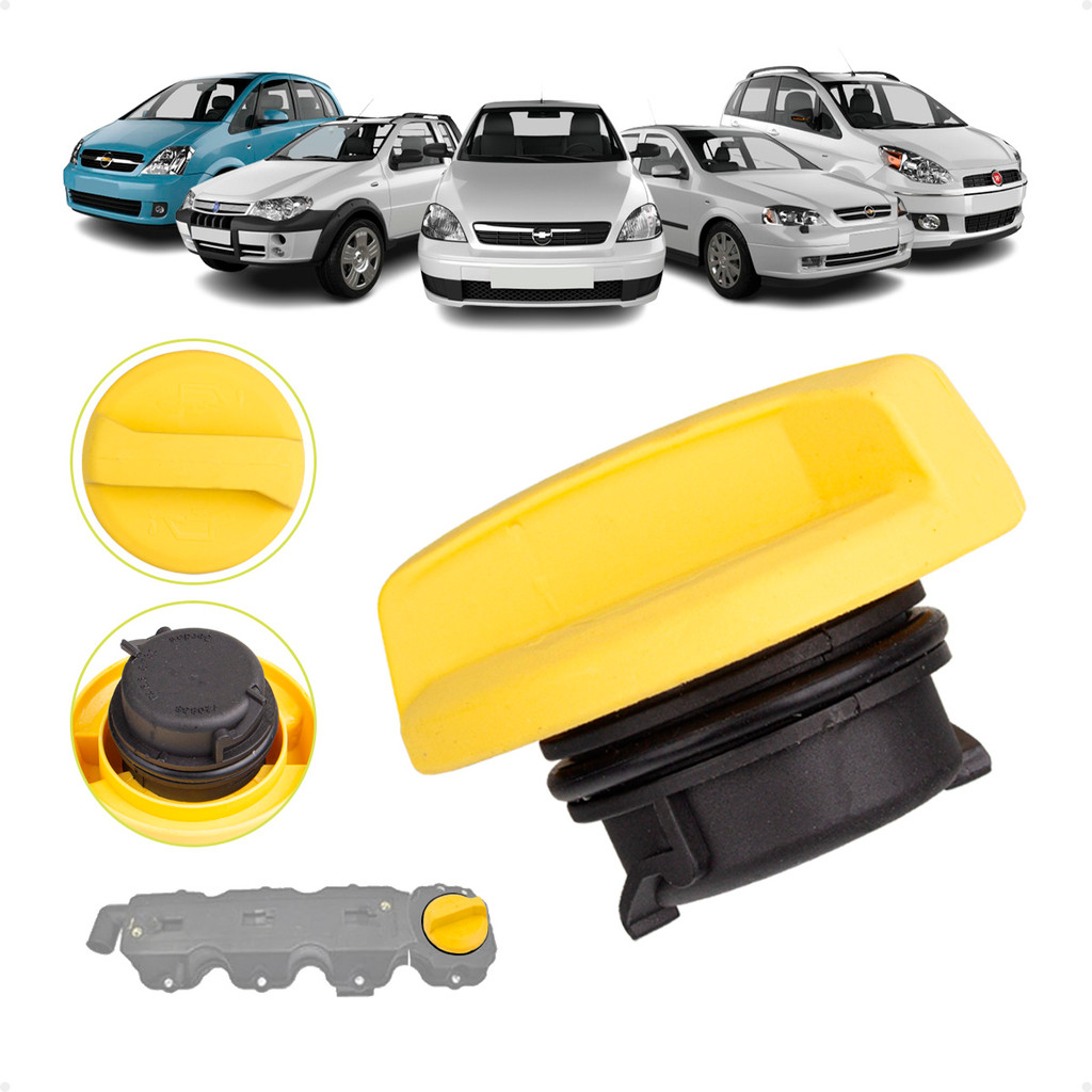 Tampa de Óleo do Motor Chevrolet Corsa 09-11/ Vectra 06-11/ Astra 11-17/ Fiat Palio 1.8 8V 03-11/ Strada 1.8 8V 03-11 em Oferta na Shopee