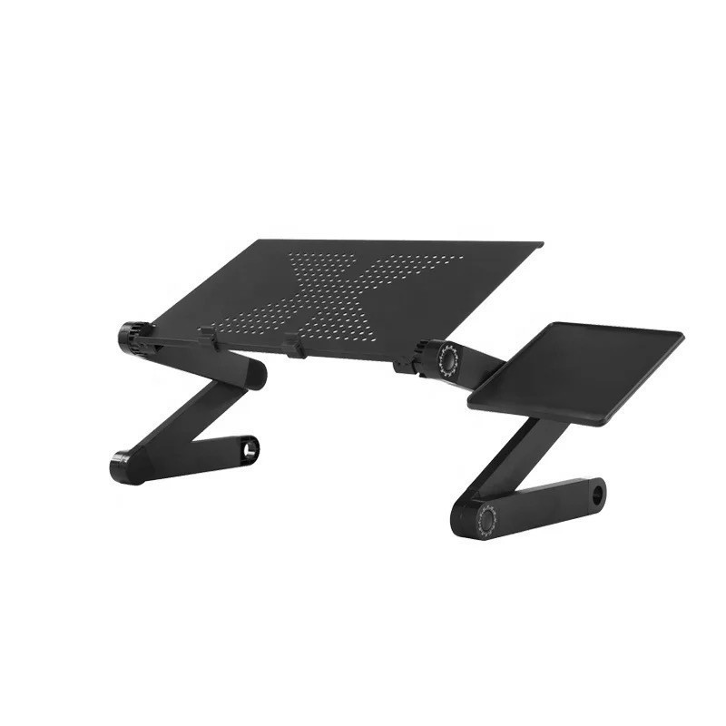 Suporte Articulado Notebook Escritório Cama Mesa Apoio Mouse Cor Preto em Oferta na Shopee