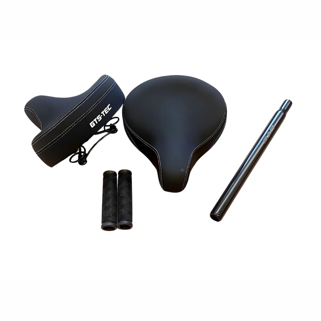 Kit Selim 2 Molas Beach Preto com Canote e Manopla GTS-TEC HY-343