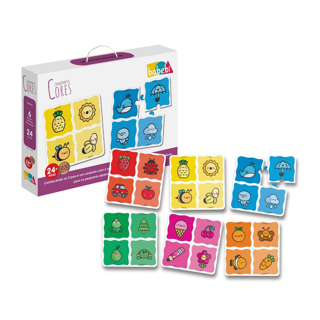 Brinquedo Infantil Conhecendo as Cores Babebi Criança Educativo Desenvolvimento Aprendizagem em Oferta na Shopee