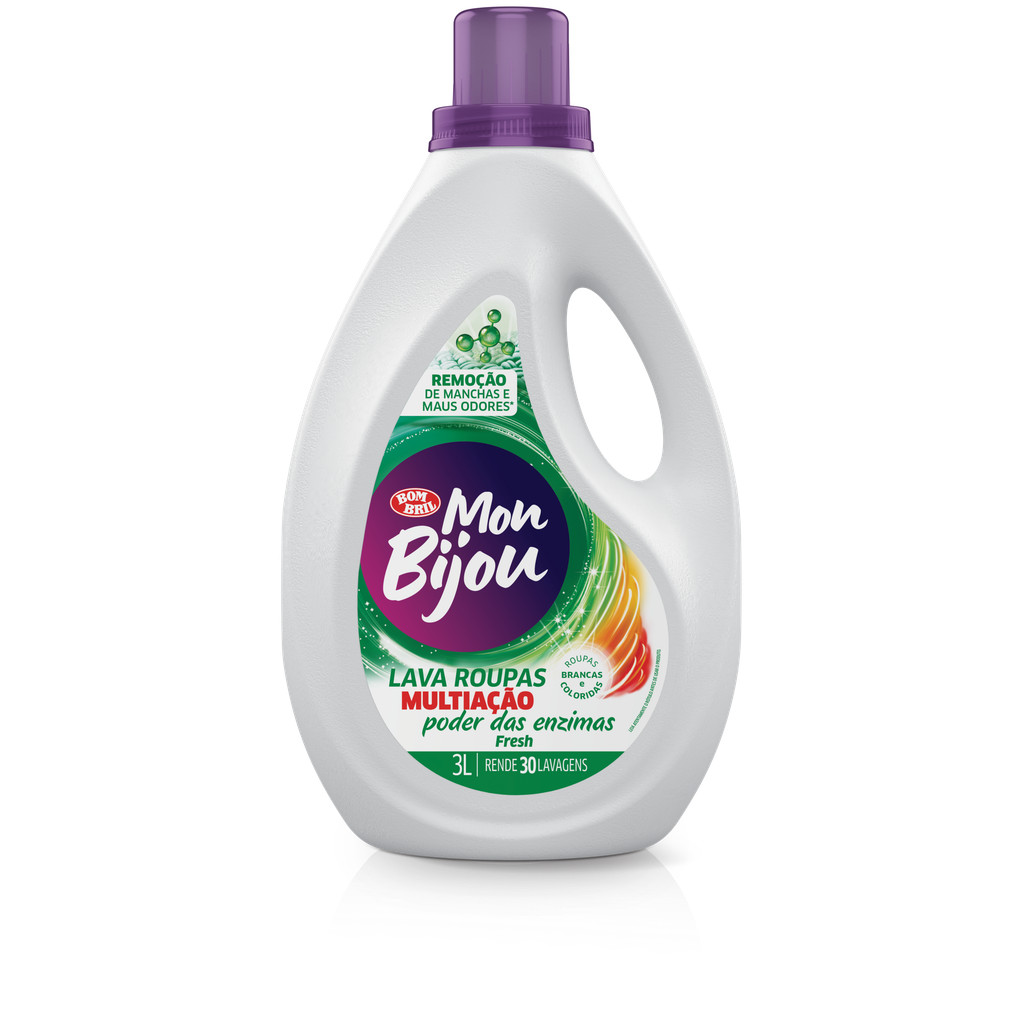 Lava-Roupas Mon Bijou Multiação Verde 3L