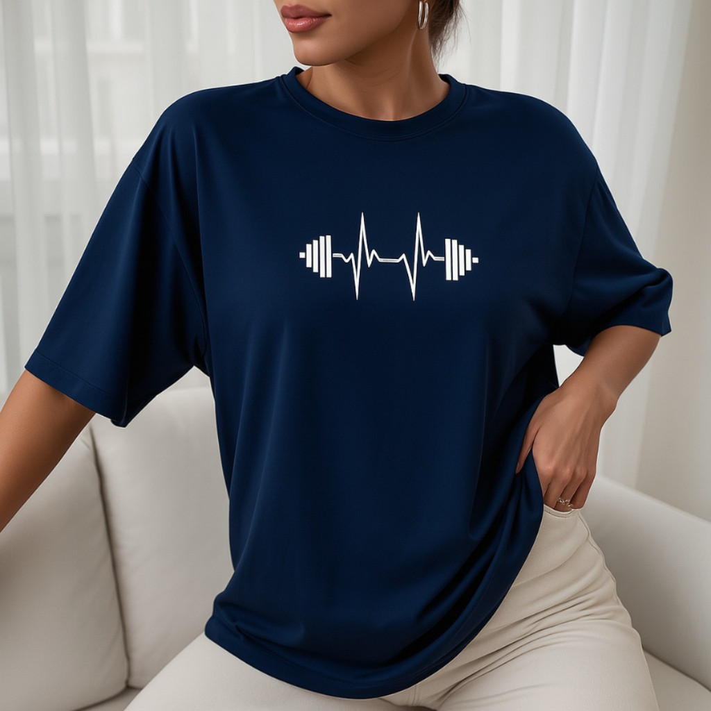 Camiseta Feminina Academia Treino Levinha 100% Algodão Oversized Streetwear Academia Envio Imediato