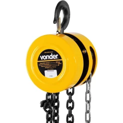 Talha Manual 2 Toneladas (2,0 tf) Elevação 3,0 m Vonder