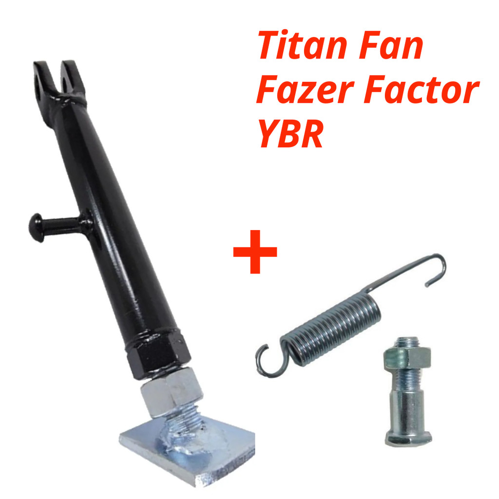 Cavalete Lateral com Regulagem  Pezinho Descanso CG Titan 125 Titan Titan 150 - 160 em Oferta na Shopee