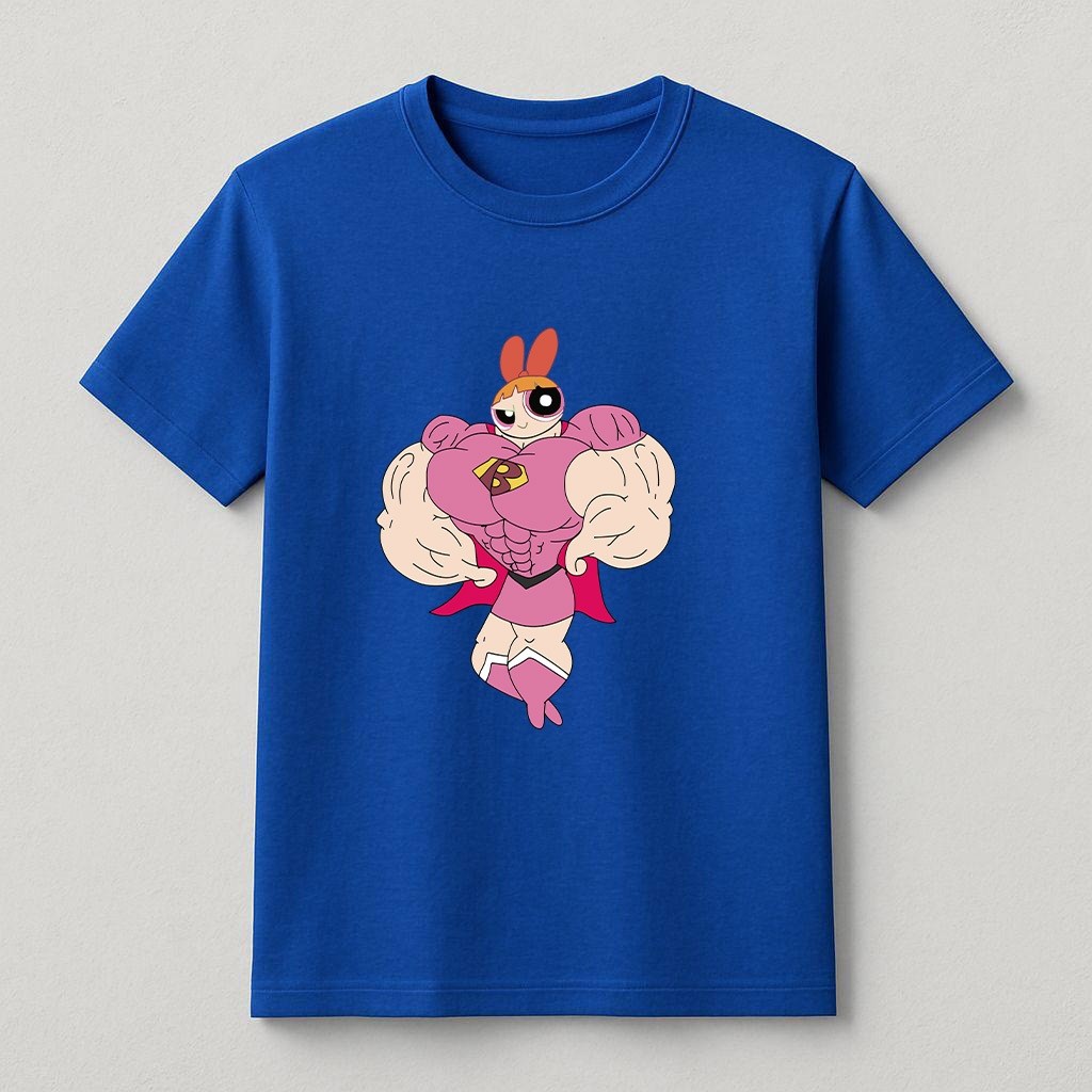 Camiseta Meninas Super Poderosas Florzinha Academia 100% Algodão Premium