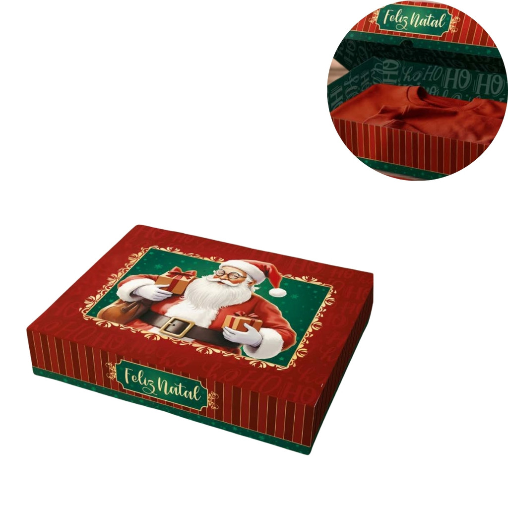 Detalhes do 10 CAIXA PRESENTE NATAL P 17X13X4,5  - NOEL 5739 (NATAL 2025 IDEIA)