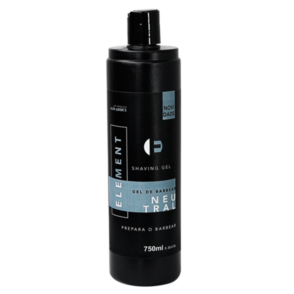 Shaving Gel Neutral/Neutro Refrescante Element Alfa Looks 750ml