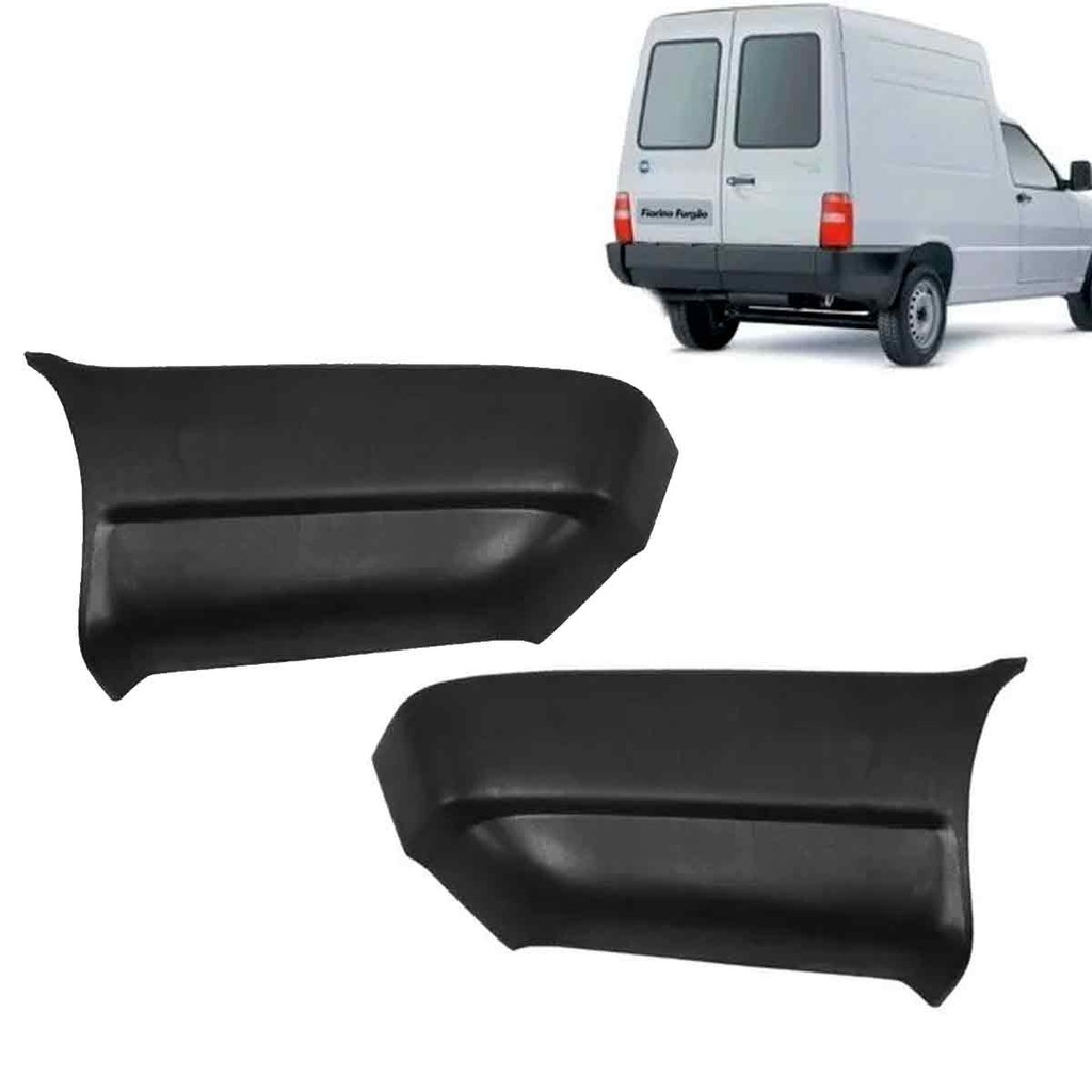 Ponteira Polaina Parachoque Traseiro Fiorino Pick-Up 95 96 97 98 99 2000 2001 2002 2003 2004