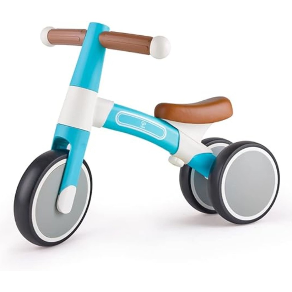 Bicicleta Infantil de Equilíbrio Minha Primeira Bicicleta Azul Hape Xalingo Presente Desenvolvimento