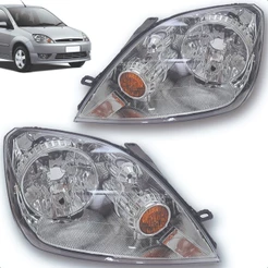 Farol Fiesta 2003 2004 2005 2006 2007 Hatch Sedan