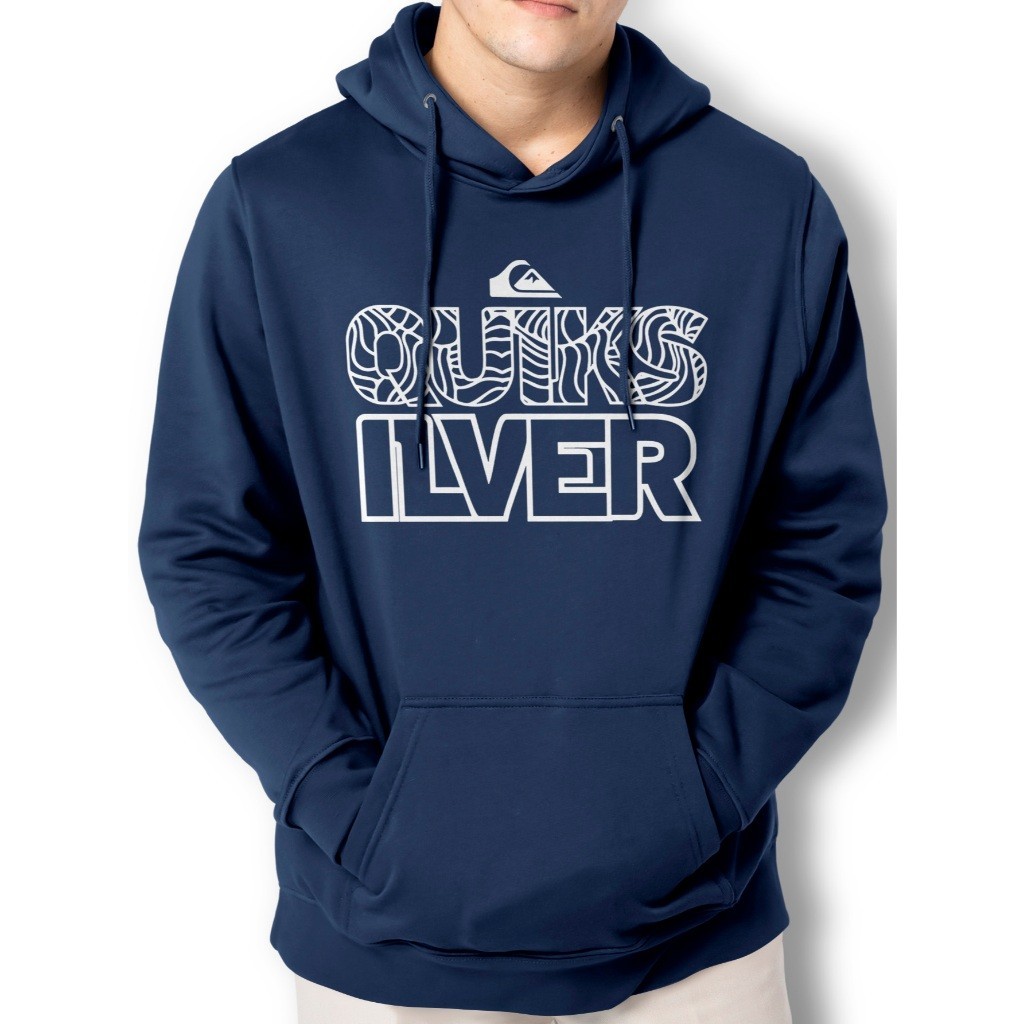 Moletom Casaco Quik Escrita Blusa Canguru plus size BJ2 em Oferta na Shopee