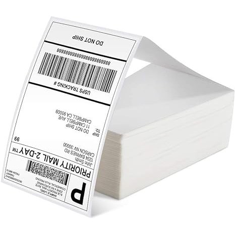 Kit 10.000 Etiquetas Térmica Resma C/ Serrilha 10x15cm