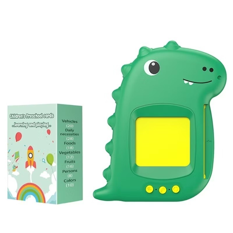 Brinquedo Card Infantil Cartão Fala Inglês Português Dino Apraxia Autismo Alfabetização 224 Palavras em Oferta na Shopee