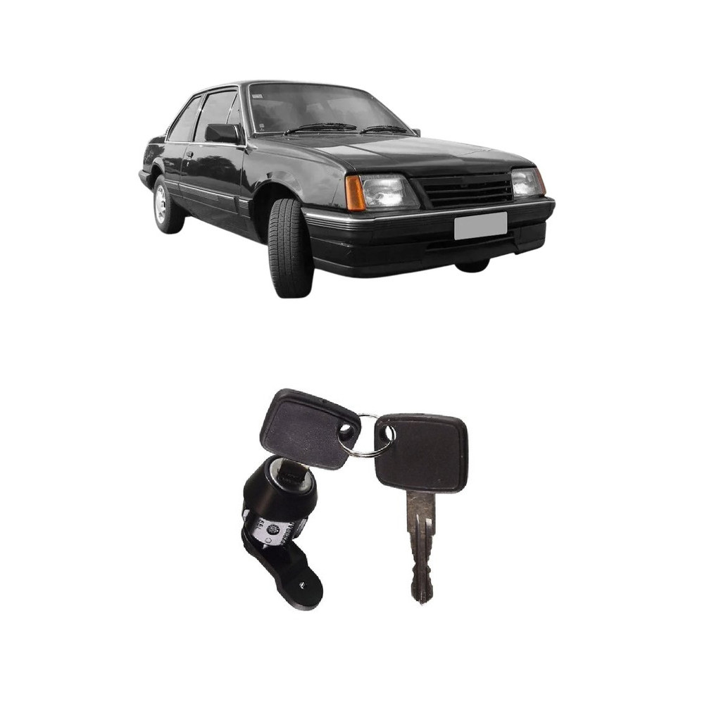 CILINDRO MIOLO PORTA MALAS MONZA 1991 ATE 1996 PRETO em Oferta na Shopee