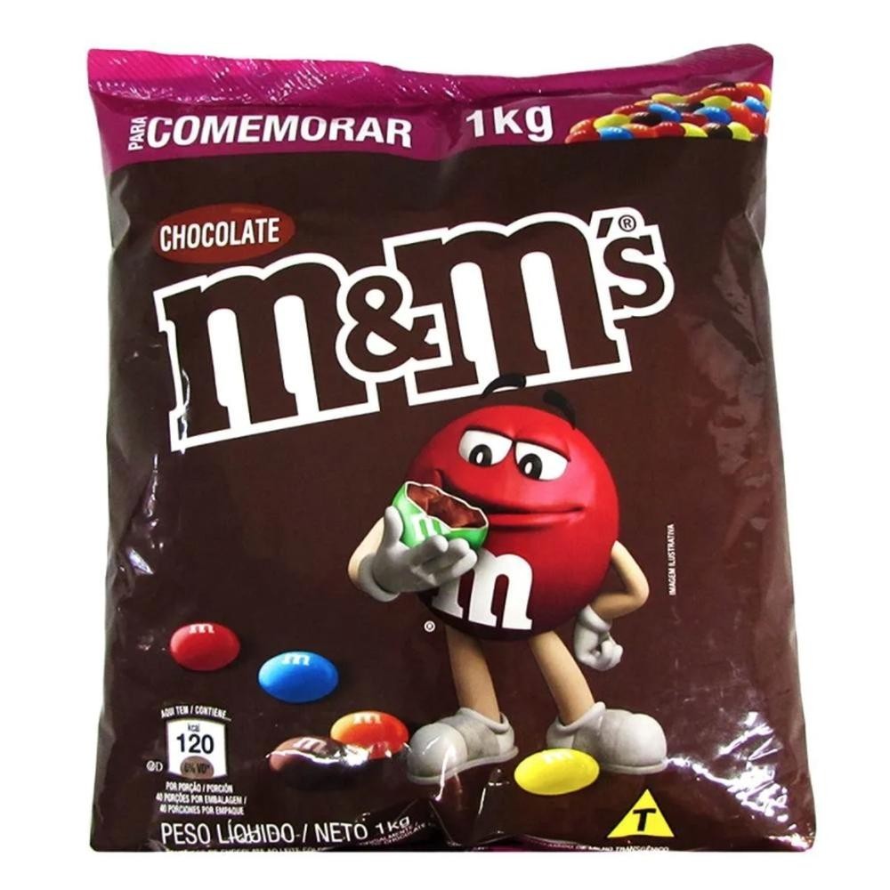 Chocolate M&m's Chocolate Ao Leite 1kg - Food & Beverages