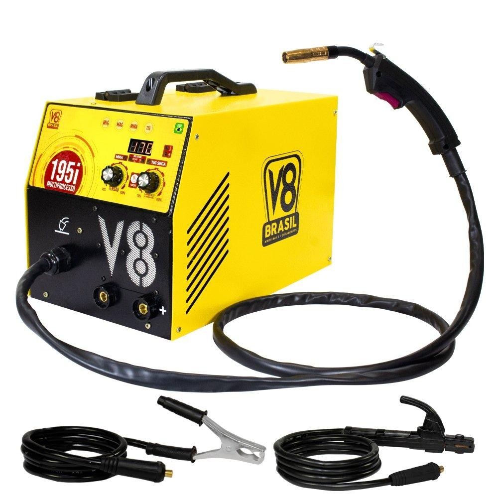 Maquina de Solda Multiprocesso MIG / MMA / TIG Monofásica em Oferta na Shopee