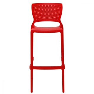 Banqueta Tramontina Vermelha em Polipropileno e Fibra  em Oferta na Shopee