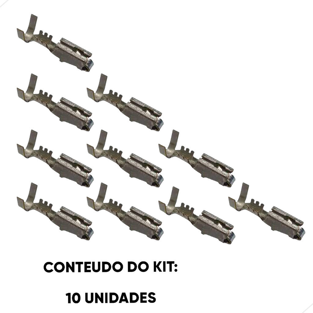 Kit Terminal Metri Pack 2.8 - Fêmea Selado - 10 Unidades (kt10ete7813) 71632 em Oferta na Shopee