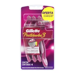 Aparelho Depilatorio Gillette Prestobarba 3 Leve 4 Pague 3
