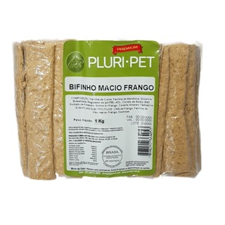 Bifinho Macio  - PLURI-PET - Sabor Frango - 1 Kg em Oferta na Shopee