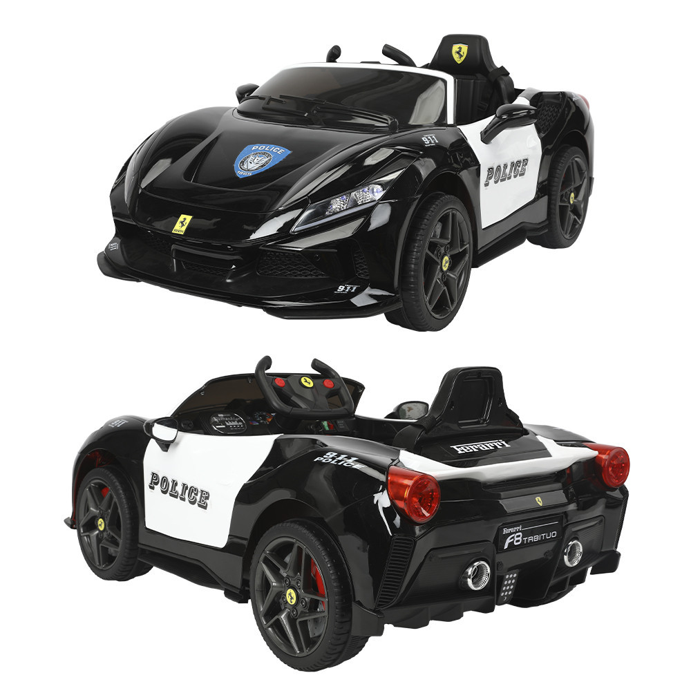 Mini Carro Elétrico A Bateria VIatura 12V Sirene Luz Led