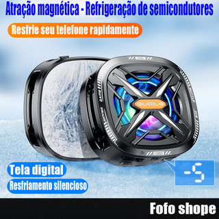 FS05 Cooler para celular Gamer Ventilador De Telefone RGB Portátil Móvel Leve