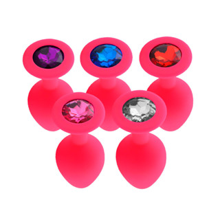 (RY068) Plug Anal de Silicone Redondo - Tamanho P-M-G em Oferta na Shopee