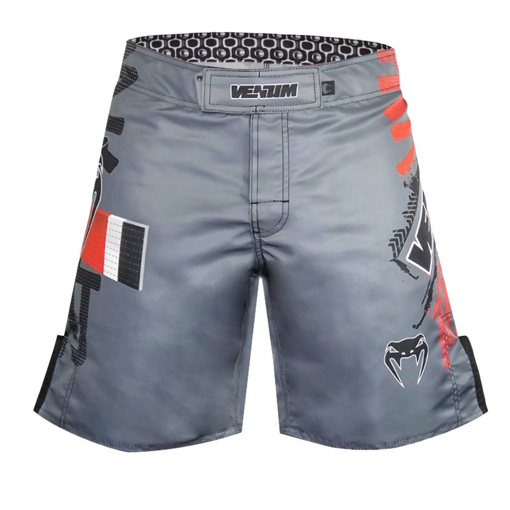 Bermuda Fightshort Masculino Venum Kenji Belt Cinza