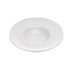 Prato para Risoto de Vidro Opalino Evolution Branco 29cm