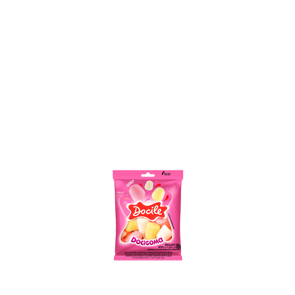 Detalhes do Bala de Goma Mini Sino Gurt com 24un de 18g cada - Docile