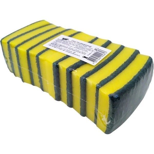 Kit com 10 Esponja de Limpeza Dupla Face SCOTCH Brite 3M em Oferta na Shopee